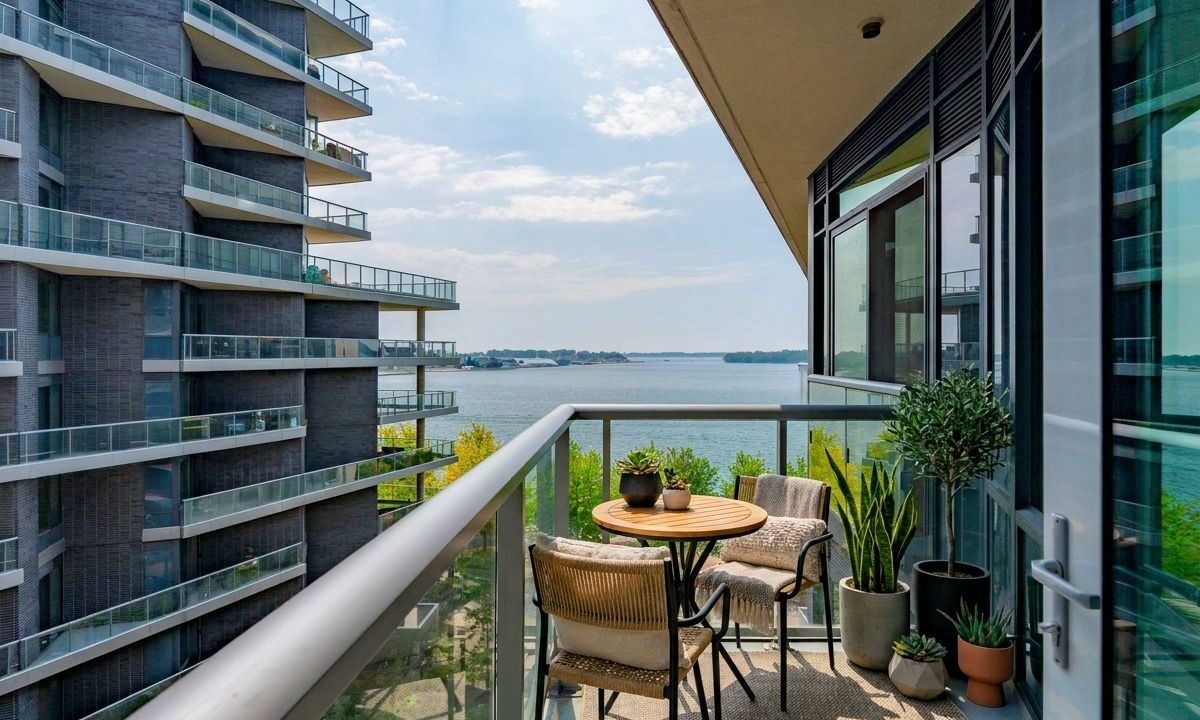 Virtual Staging 615-55 Merchants Wharf [Balcony]